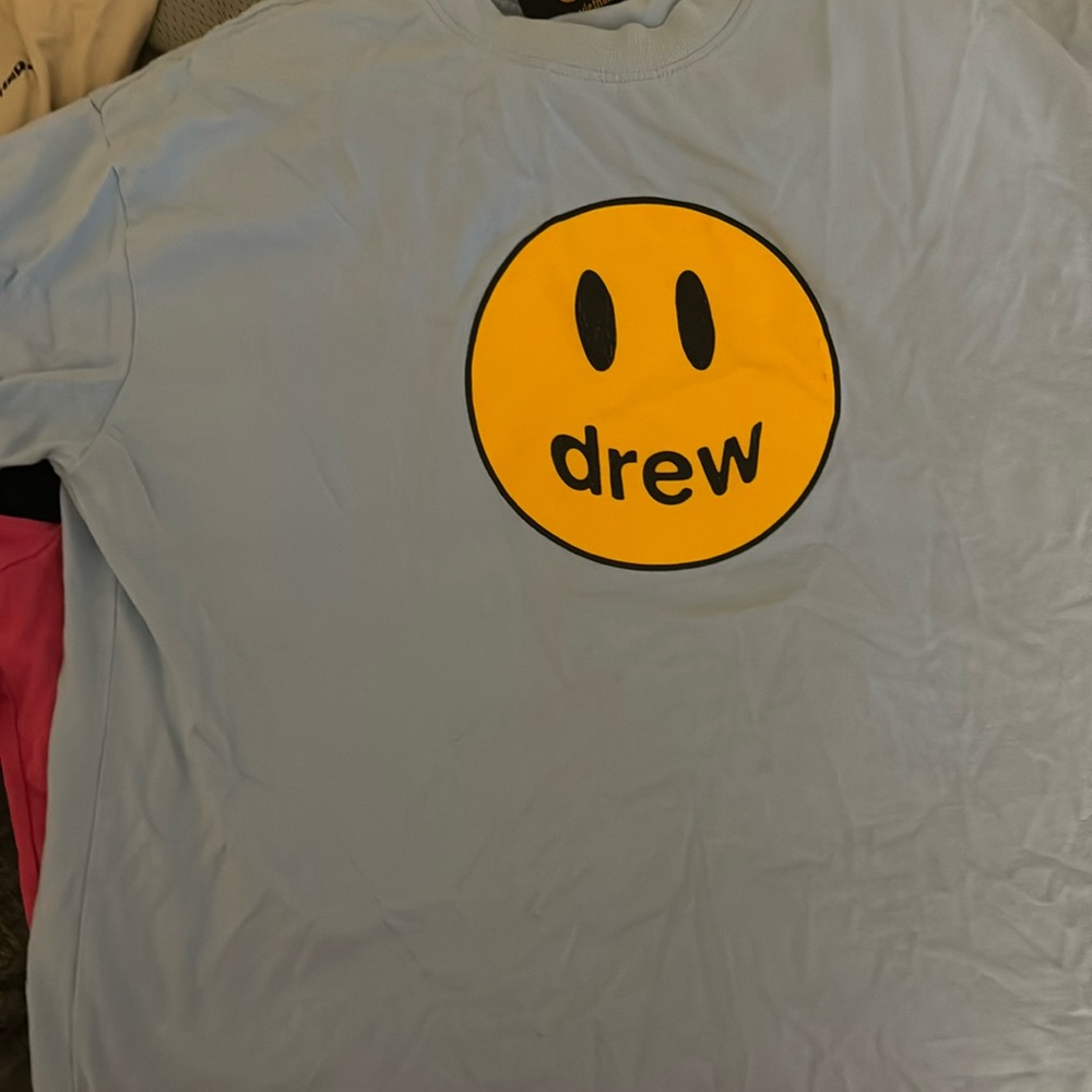 Drew house baby blue T-shirt